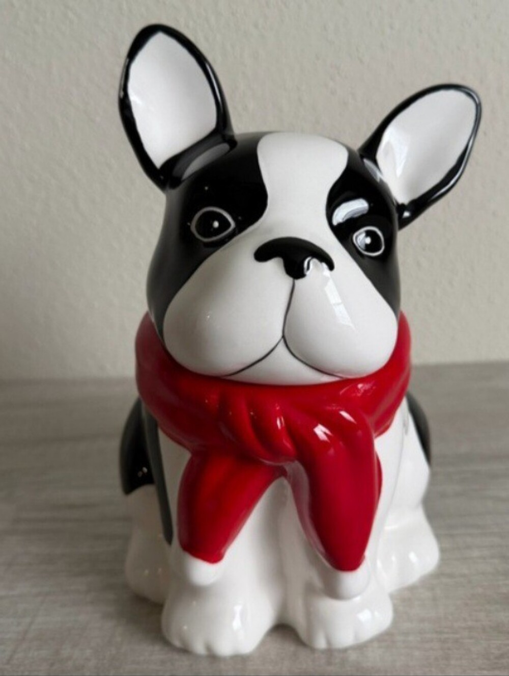 French Bulldog Rare Ceramic Cookie Jar